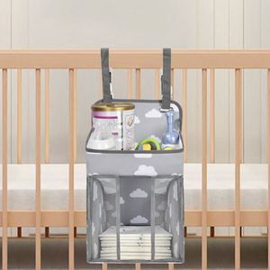 Quality Multi Functionalbaby <b>Bed</b> Diaper Crib Organizer Baby Hanging Bagchanging Table Hanging Diaper Hanging Storage <b>Bag</b> - Product Image 2