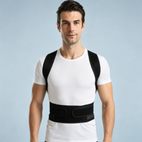 Ceinture de soutien dorsal complète pour correction de posture, réglable et personnalisable pour hommes et femmes, usage au bureau, soulage le bas et le haut du dos