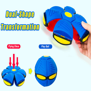 Juguete de Disco Volador Mágico de Plástico con 3 Luces Brillantes, Juguetes Voladores para Niños, Pelota de Juego al Aire Libre, Juguetes Deportivos - Product Image 5