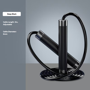 Corde à sauter lestée en alliage d'aluminium, corde à sauter épaissie pour adultes, pour la combustion des graisses, l'entraînement physique et les exercices - Product Image 2