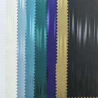 Vente directe fabricant : Tissu PU personnalisé, cuir synthétique professionnel, couleur effet reflet lac, tricoté, anti-moisissure