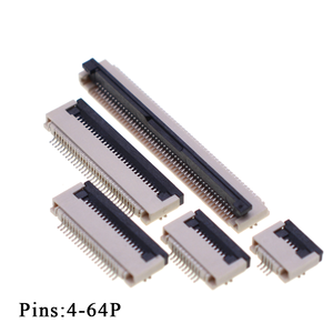 YZ FPC FFC connettore punto di contatto nella parte inferiore 0.5MM passo Backflip tipo H = 2.0mm 4-60pin ZIF SMT per connettore PCB - Product Image 5