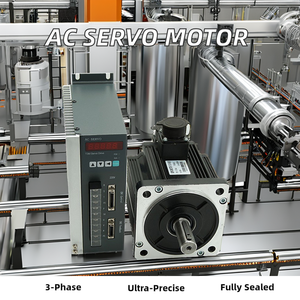 Motor Servo <span class=keywords><strong>AC</strong></span> 1500rpm presisi tinggi industri 3KW penggerak Servo tiga fase tertutup Motor sinkronis <span class=keywords><strong>AC</strong></span> generasi baru - Product Image 2