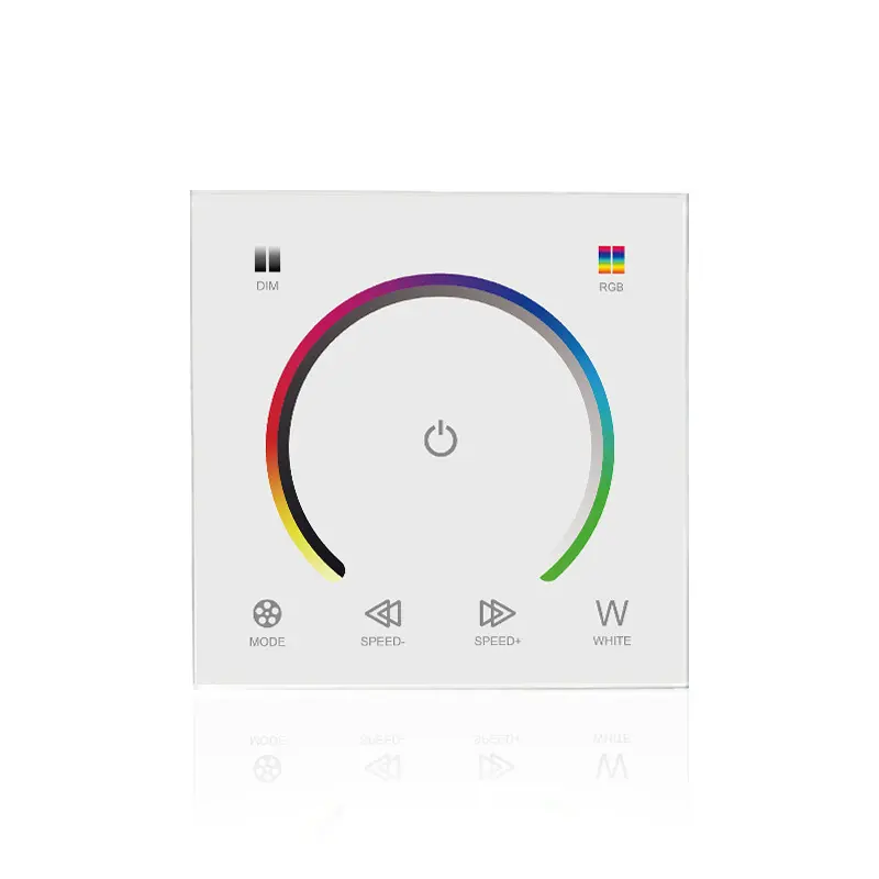 RGB Controller Touch panel RF 12V 24V RGB led light strip color ring for RF led controller