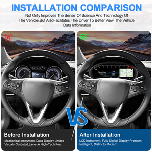 NaviHua pour Opel Astra 2015-2019, écran LCD de compteur de vitesse et compte-tours, affichage du cockpit virtuel, nouvel arrivage, tableau de bord numérique - Product Image 6