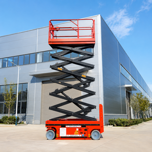 Plataforma Elevadora de Tijera Eléctrica Autopropulsada, Equipo de Trabajo Aéreo Hidráulico Móvil, Disponible en Stock, Entrega Rápida a Todo el Mundo - Product Image 5