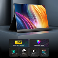 Moniteur portable 16 pouces LCD LED UHD 2.5K 2520*1680P pour jeux, écran IPS, affichage USB, compatible PS5