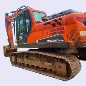 Excavadora de oruga Doosan usada, máquina de segunda mano duradera, excavadora Doosan 22t DX220 original a la venta - Product Image 1