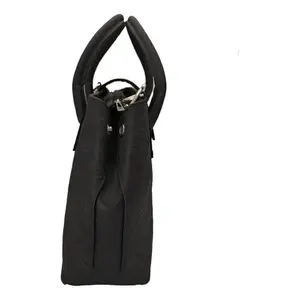 Maletín de Cuero Vacuno Negro Fana Marbella, Bolso Clásico de Negocios para Hombre, Cierre de Solapa Resistente - Product Image 3