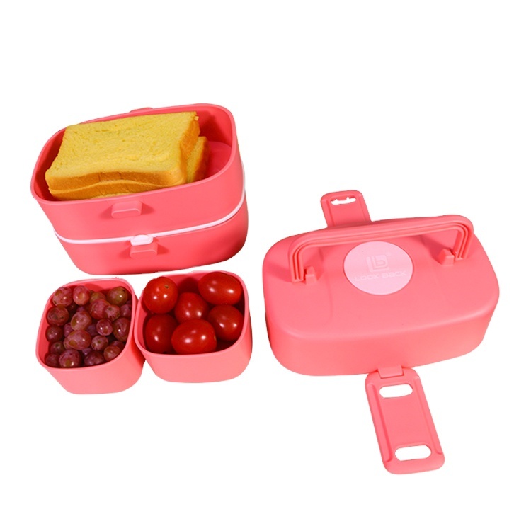Multicompartiment Couverture Cloisonné Artisanat Emballage Alimentaire Réutilisable Parfait Qualité Cadeau Boîte à Lunch En Plas