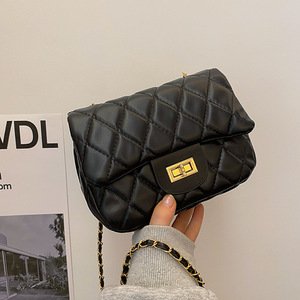 Thiết kế thời trang PU da hình thoi may Phụ nữ Crossbody Túi Lady túi chính đổ femmes - Product Image 1