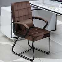Chaise de conférence professionnelle en acier inoxydable épaissi et renforcé, chaise pivotante pour l'apprentissage