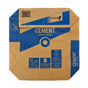 Биоразлагаемый экологически чистый пакет 25 кг 50 кг, крафт-бумага, цемент, лайм, порошок, упаковочный пакет, бумажный клапан, пакет