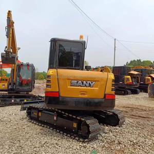 รถขุดขนาดเล็ก 6 ตัน มือสอง ยี่ห้อ Sany รุ่น SY60C-10 รถตักดินแบบตีนตะขาบ ปี 2023 เครื่องยนต์ดีเซล รับประกัน 12 เดือน ขาย - Product Image 4