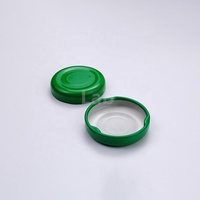 Tapa de Metal de Hojalata Impresa de 38mm, Grado Alimenticio, con Cierre Giratorio, Antiderrames, a Prueba de Niños, Ecológica, Fácil de Abrir