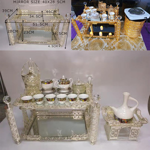 Juego de bandeja de mesa Rekebot de café etíope popular de metal decorativo <span class=keywords><strong>Habesha</strong></span> al por mayor - Product Image 3