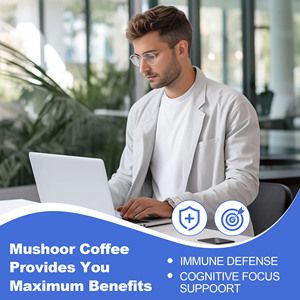 Factory Wholesale Mushroom Coffee Blend <b>Supplement</b> for Adults Supports Immunity Energy & Focus with Antioxidant Benefits - Product Image 5