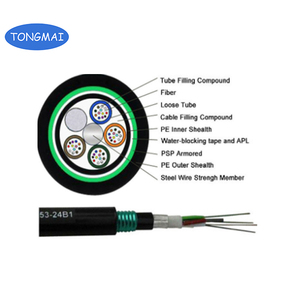 Bán chạy nhất tongmai gyta53 đôi-pe vỏ 2-144 lõi duy nhất-chế độ sợi cáp quang trực tiếp chôn cất/Ống dẫn/trên không các ứng dụng - Product Image 5