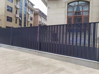 Système de clôture moderne en alliage d'aluminium personnalisable de haute qualité, anti-âge, avec modélisation 3D pour maison et jardin