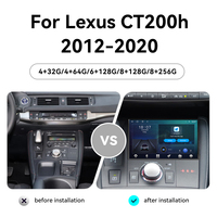 Écran autoradio Foforfor 7 pouces pour Lexus CT200h 2012-2020, Android, Carplay sans fil, 4G WIFI, GPS, lecteur multimédia DSP, caméra arrière