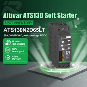 ซอฟต์สตาร์ทเตอร์ ATS130N2D65LT ของแท้ใหม่ 65A 200-480VAC แรงดันควบคุม 24VDC Altivar Soft Starter ATS130 ATS130N2D65LT - Product Image 1