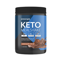 Greenpie Sans Sucre KETO MEAL Shakes Poudre Structure Sans Sucre Keto Meal Shake Chocolat Repas Remplacement Protéine Shakes