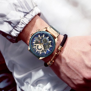CURREN 8380 Chronograph Watch Big Dial Quartz Men Watches Casual <b>Clock</b> Made in China - Product Image 6