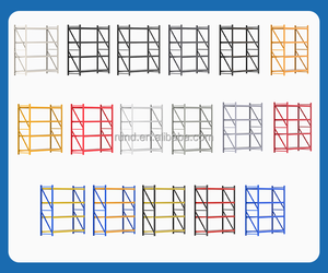 رف XieDa ذو الخدمة المتوسطة برشام/رفوف برشام <span class=keywords><strong>4</strong></span> طبقات ، رف تخزين مستودع متعدد المستويات بسعة متعددة الطبقات مصنوع من الفولاذ المعدني - Product Image 6