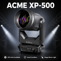 Luz móvil LED de haz ACME Xp-500 Stagelight usada, luz de haz ACME de segunda mano para DJ, discoteca, bodas, clubes, conciertos y eventos