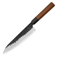 Couteau de chef forgé à la main en acier à haute teneur en carbone, 8,5 pouces, style japonais, pour trancher la viande et les légumes