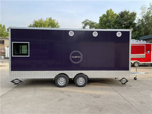 2025 gran oferta Carro de comida al aire libre móvil helado camión de comida personalizada remolque de quiosco de comida para la venta - Product Image 4