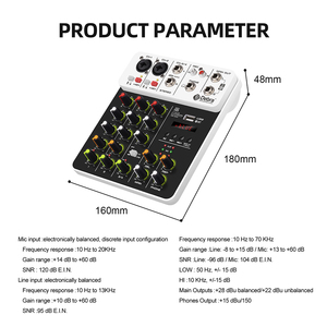 Console de mixage <span class=keywords><strong>audio</strong></span> Debra V4, <span class=keywords><strong>carte</strong></span> son pour <span class=keywords><strong>PC</strong></span>, enregistrement, réverbération, interface <span class=keywords><strong>audio</strong></span>, console de mixage DJ, interfaz - Product Image 6