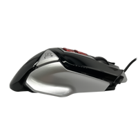 Souris de jeu filaire ergonomique optique mécanique RGB Crown Micro CMGM-304 9D 3200 DPI USB Laser, double mode pour le bureau et le jeu
