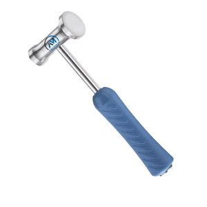 Instruments de soins médicaux Al Mida, marteau orthopédique, instrument chirurgical, tête en acier inoxydable, manche bleu, classe II, certifié CE - Product Image 1