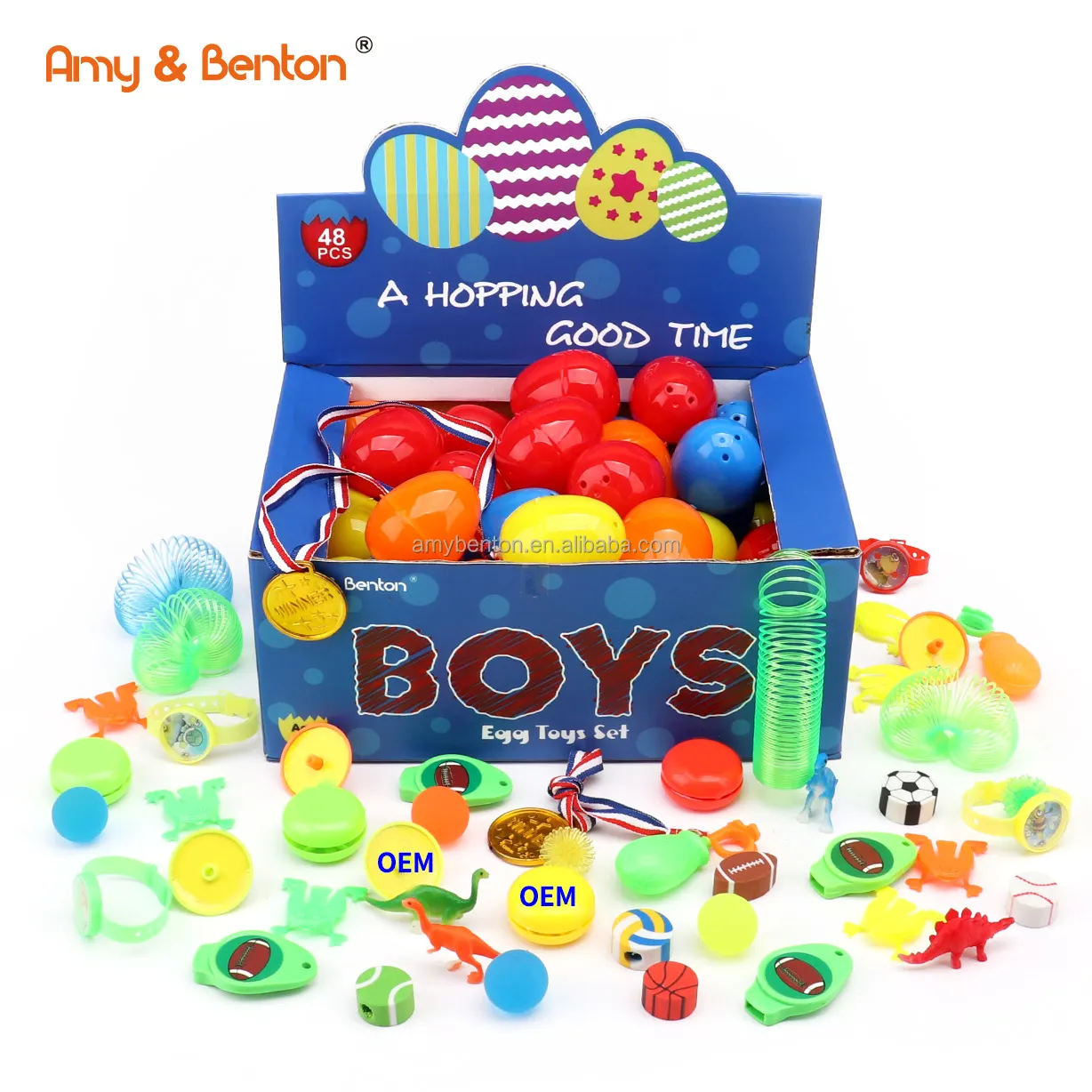 OEM Toys Filled Surprise Eggs colorful Prefilled Plastic Eggs with Different Kinds of Little Toys for classroom prizes