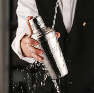 Mélangeur de ligne de pression à la mode 304 acier inoxydable Style japonais 500ml mélangeur en acier inoxydable créatif Cocktail Shaker - Product Image 3