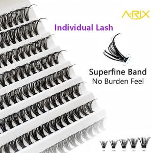 Clusters de cils individuels A-RIX faciles et parfaits, en PBT et fibre, réutilisables, professionnels, de haute qualité, 50/60P, personnalisables - Product Image 4