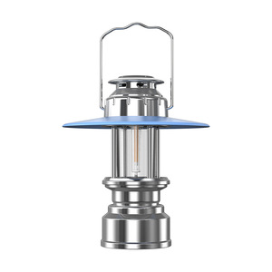 Lanterne de camping portable rechargeable, lampe LED étanche IP44 avec poignée pour la randonnée en plein air - Product Image 1