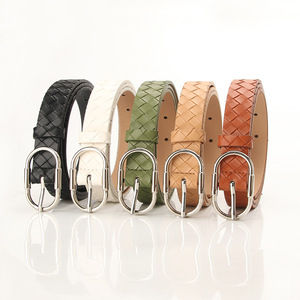 <span class=keywords><strong>Ceinture</strong></span> décorative tendance pour <span class=keywords><strong>femme</strong></span>, motif géométrique rectangulaire, boucle en alliage, multicolore, populaire - Product Image 1