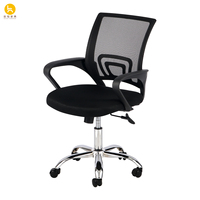 Chaise de bureau de conférence Kecan au design moderne, avec structure métallique robuste, tissu respirant en maille, hauteur réglable, pivotante et fonction massage