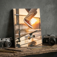 Carnet à spirales personnalisé en usine, écriture confortable, couverture personnalisable pour étudiants