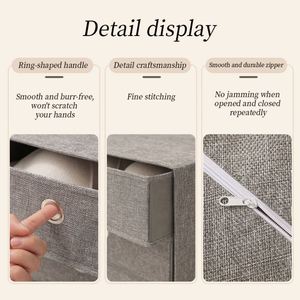 Multifunctional Three-Tier <b>Foldable</b> Panties Socks Bra Storage <b>Box</b> Drawer Underwear Organizer <b>Box</b> - Product Image 2
