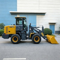 Chargeuse sur pneus compacte XCMG LW180FV 1,8 tonne, godet de 1,0 m³, 4x4 articulée - Hauteur de déchargement de 3270 mm pour la construction agricole et le chargement