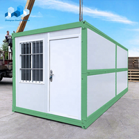 Zhongnan Maison pliable de 20 pieds Maison mobile modulaire de luxe Bureau Maison préfabriquée en conteneur pliable à vendre