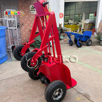 Chariot à main motorisé électrique en promotion pour le transport en entrepôt, dans les usines et pour les structures gonflables
