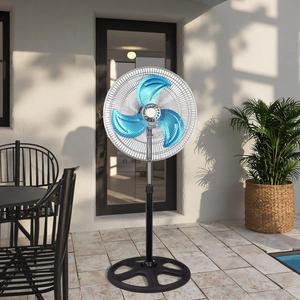 Đa Chức Năng 18 Inch Bệ <span class=keywords><strong>Fan</strong></span> Có Thể Điều Chỉnh Chiều Cao 3 Tốc Độ Đứng lên <span class=keywords><strong>Fan</strong></span> Với 3 Cánh Quạt Cho Phòng - Product Image 3