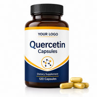 Capsules de Quercétine de Haute Qualité en Gros, Marque Privée d'Usine, OEM/ODM, Vente Chaude, Complément pour la Santé Immunitaire