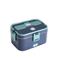 AOHEA Compartiments d'usine Nouveau Boîte à lunch électrique sans bpa pour aliments pour enfants 2 chauffages 3 en 1 Boîtes chauffantes ultra rapides pour adultes