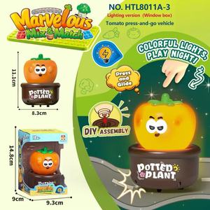 Nouvelle vente chaude 2026 : Voiture de course à pousser pour bébés et tout-petits avec motif de légumes - Product Image 3