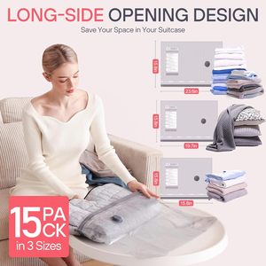 Bolsa de Almacenamiento al Vacío para Uso Doméstico, para Edredones de Algodón, Chaquetas de Plumón, Ropa, Bolsa Especial para Ropa, Transfronteriza - Product Image 2